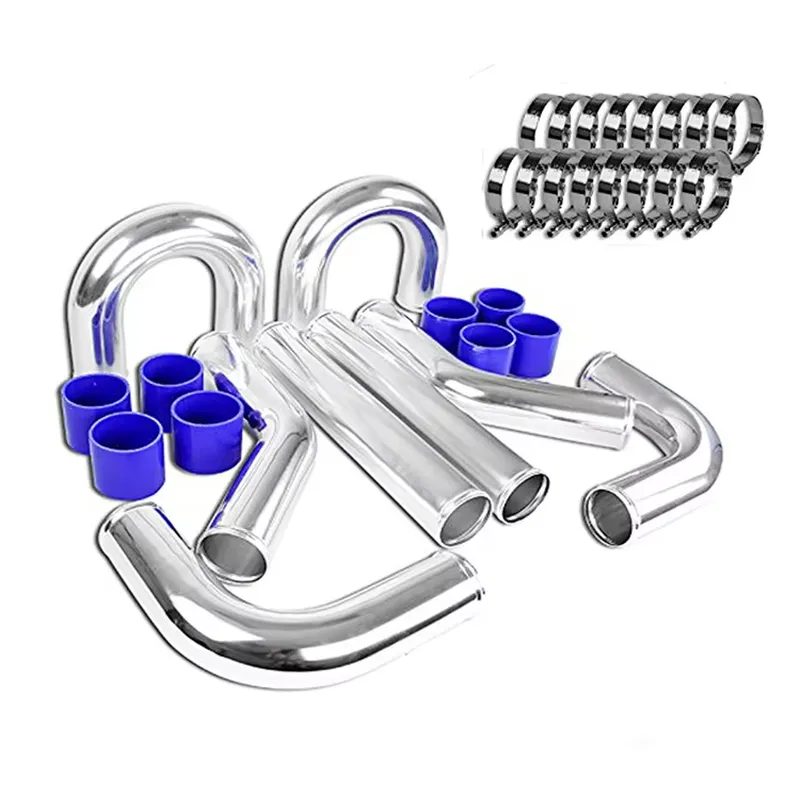 Intercooler Piping Kit Aluminum 2.5 Inch - Pipa Intercooler Aluminium 2.5 Inci Baja