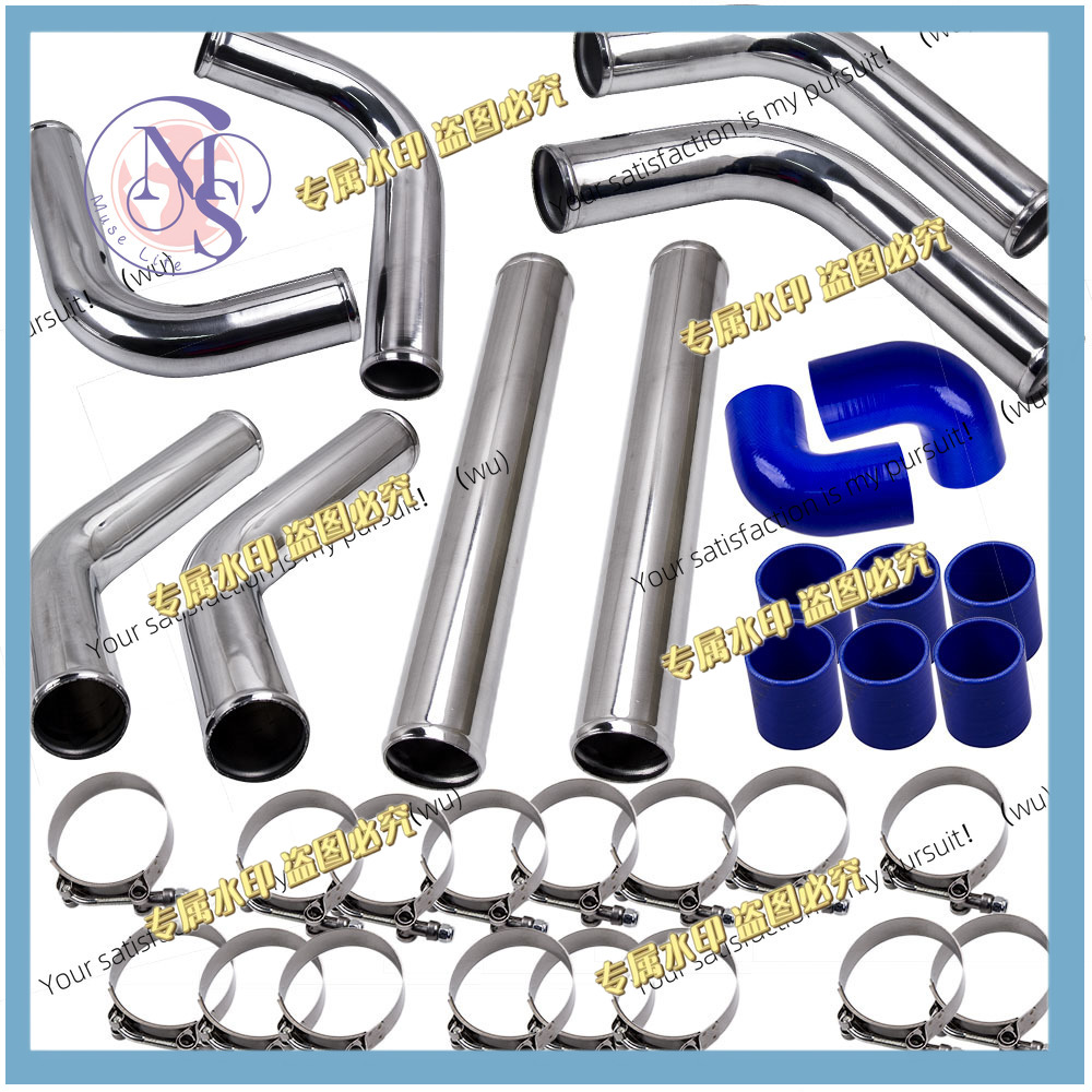 Intercooler Piping Kit Aluminum 2.5 Inch - Kit Pipa Turbo Intercooler Aluminium Universal