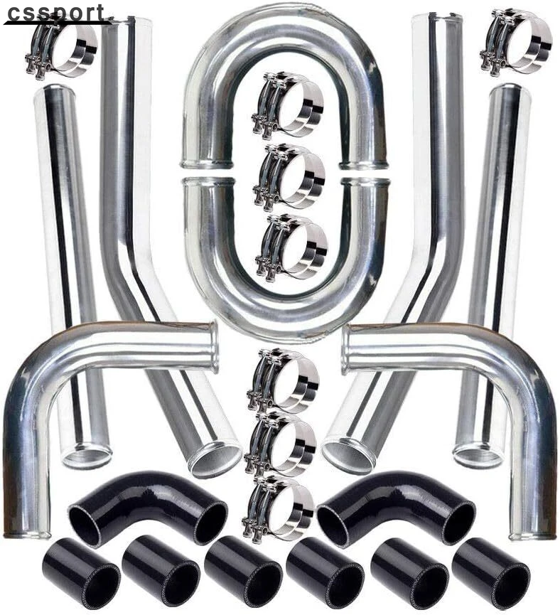 Intercooler Piping Kit Aluminum 2.5 Inch - Pipa Intercooler Turbo 2.5