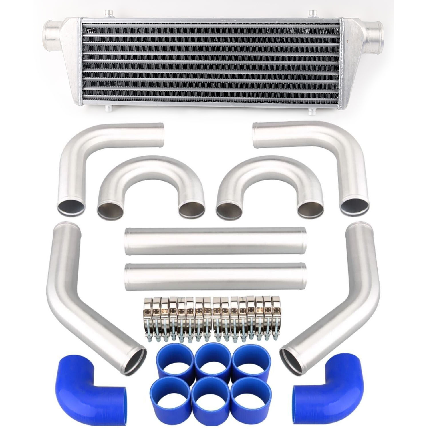 Intercooler Piping Kit Aluminum 2.5 Inch - Kit Intercooler Turbo Universal Berkinerja Tinggi