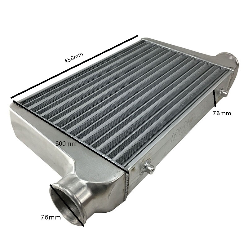 Front Mount Intercooler Universal Bar Plate - Batang pendingin Intercooler Turbo Universal 450*300*76mm