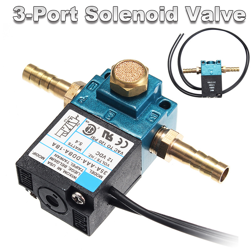 Electronic Boost Control Solenoid Valve 3 Port - DC12V 5.4W Katup Solenoid Pengontrol Peningkatan
