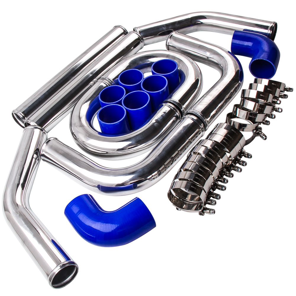 Intercooler Piping Kit Aluminum 2.5 Inch - Kit Pipa Intercooler Aluminium Universal 2,5