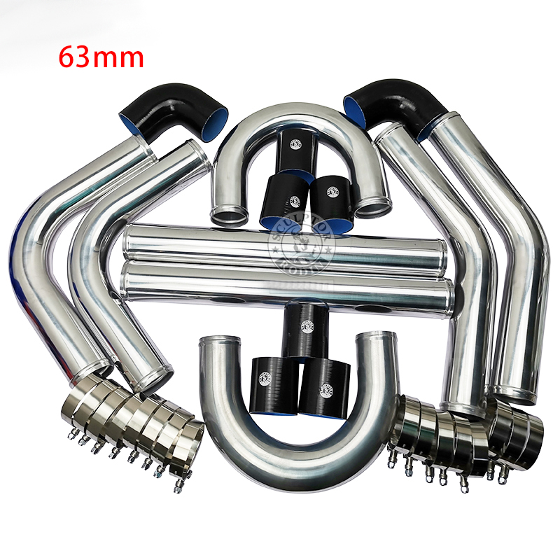 Intercooler Piping Kit Aluminum 2.5 Inch - KIT pipa TURBO INTERCOOLER aluminium ketebalan