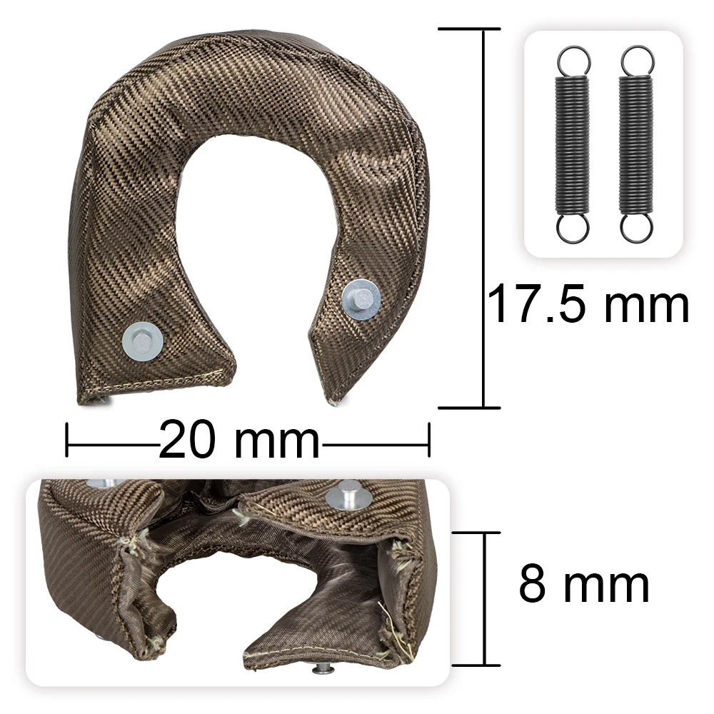 Pelindung panas turbo TITANIUM - Turbo Heat Shield Blanket Titanium T3 T4 ulasan dan harga