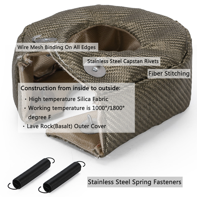 100% Pelindung Panas Turbo Tit - Turbo Heat Shield Blanket Titanium T3 T4 ulasan dan harga