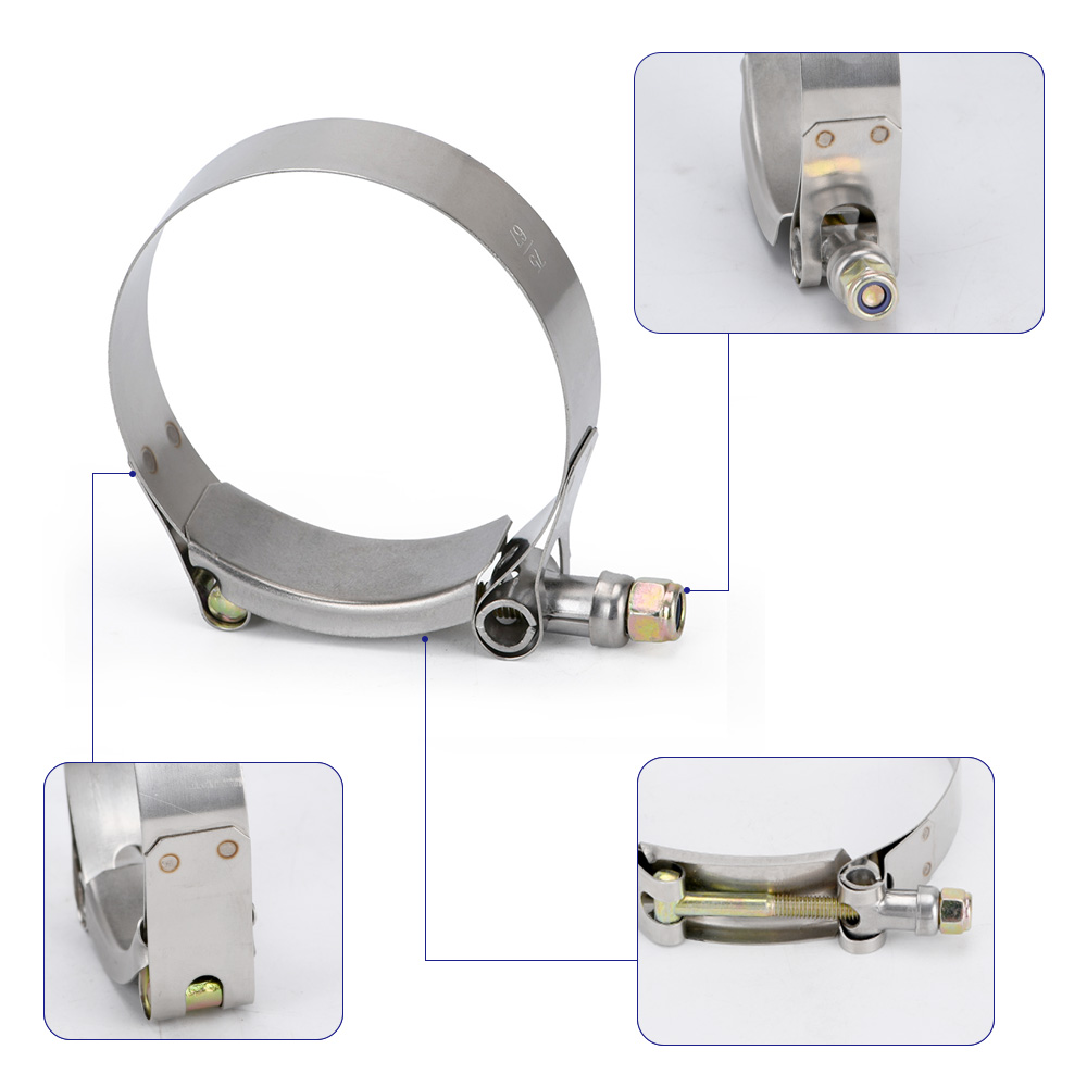 LIZHI-klem penjepit baut T sil - T-Bolt Hose Clamps Stainless Steel Turbo ulasan dan harga