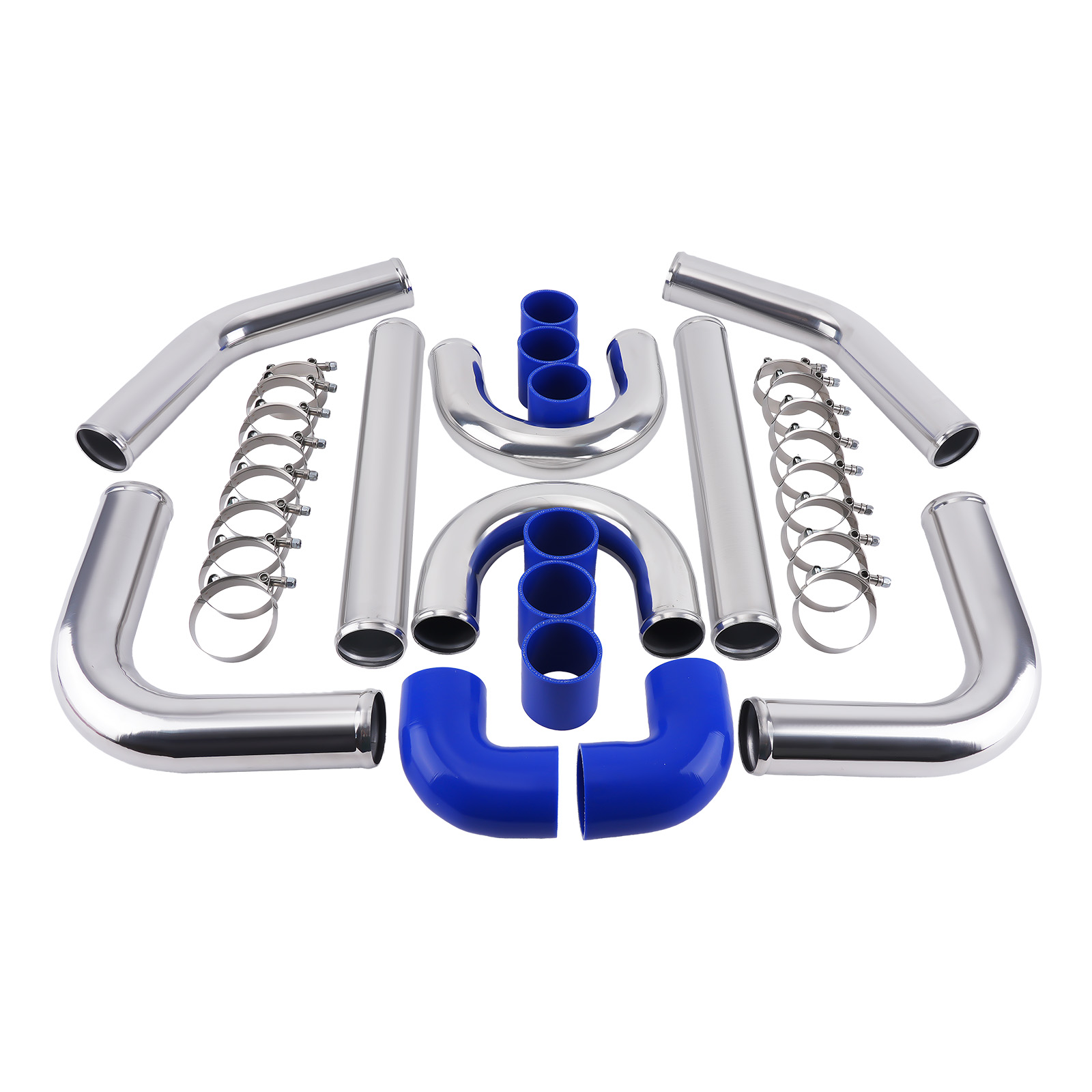 MaXpeedingrods 8PCS 2.5 INCI 6 - Intercooler Piping Kit Aluminum 2.5 Inch ulasan dan harga