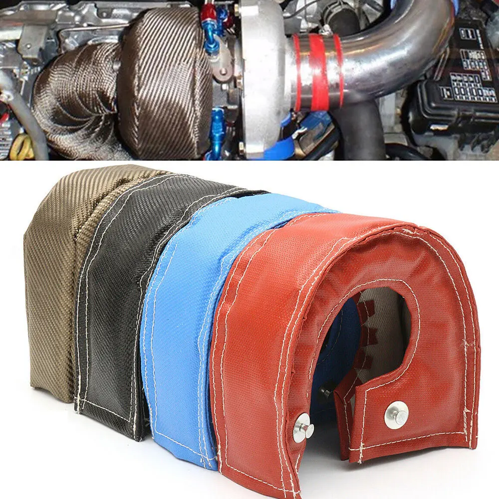 T2 T25 T28 T3 GT28 GT30 GT35 T - Turbo Heat Shield Blanket Titanium T3 T4 ulasan dan harga