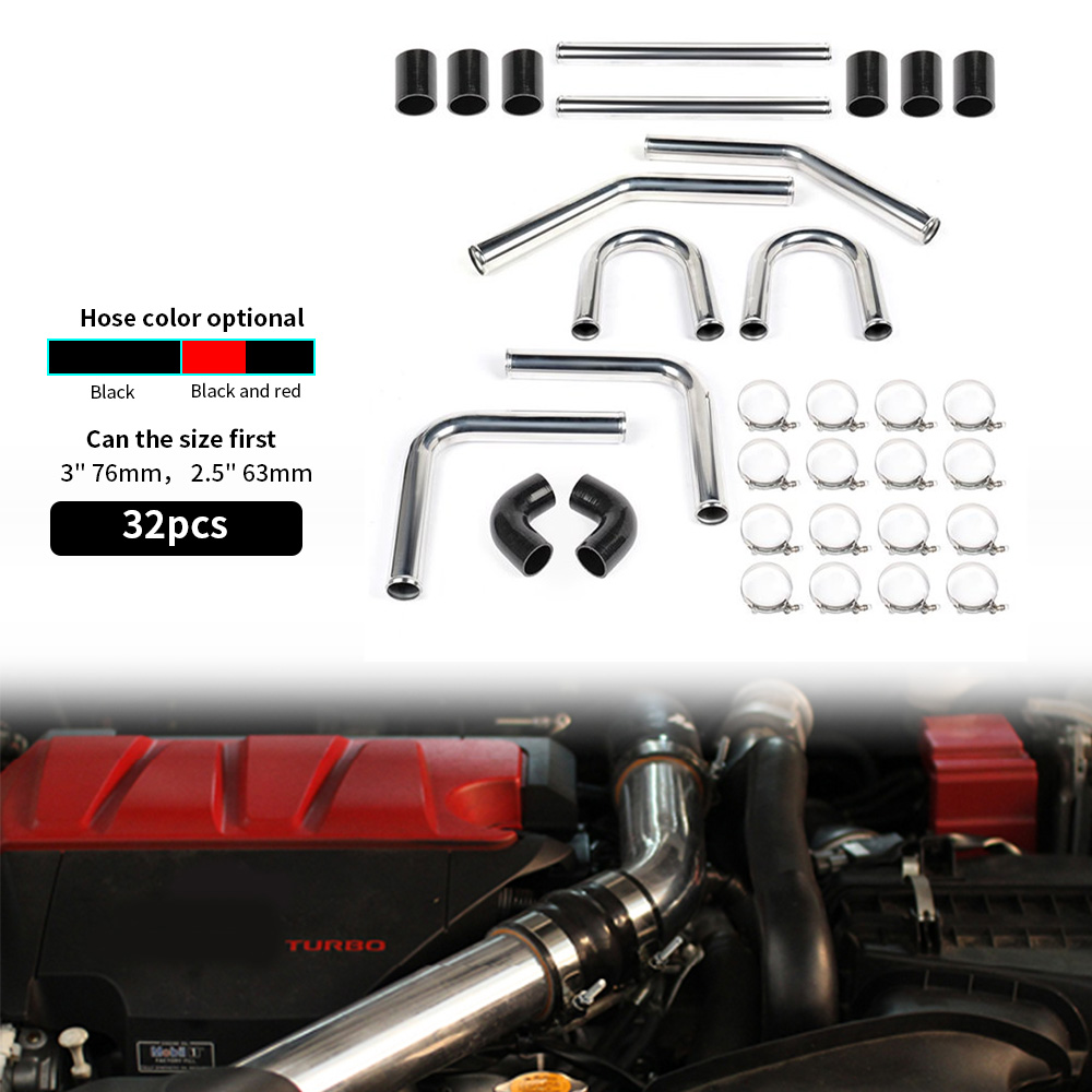 Aluminium Turbo Intercooler Pi - Intercooler Piping Kit Aluminum 2.5 Inch ulasan dan harga