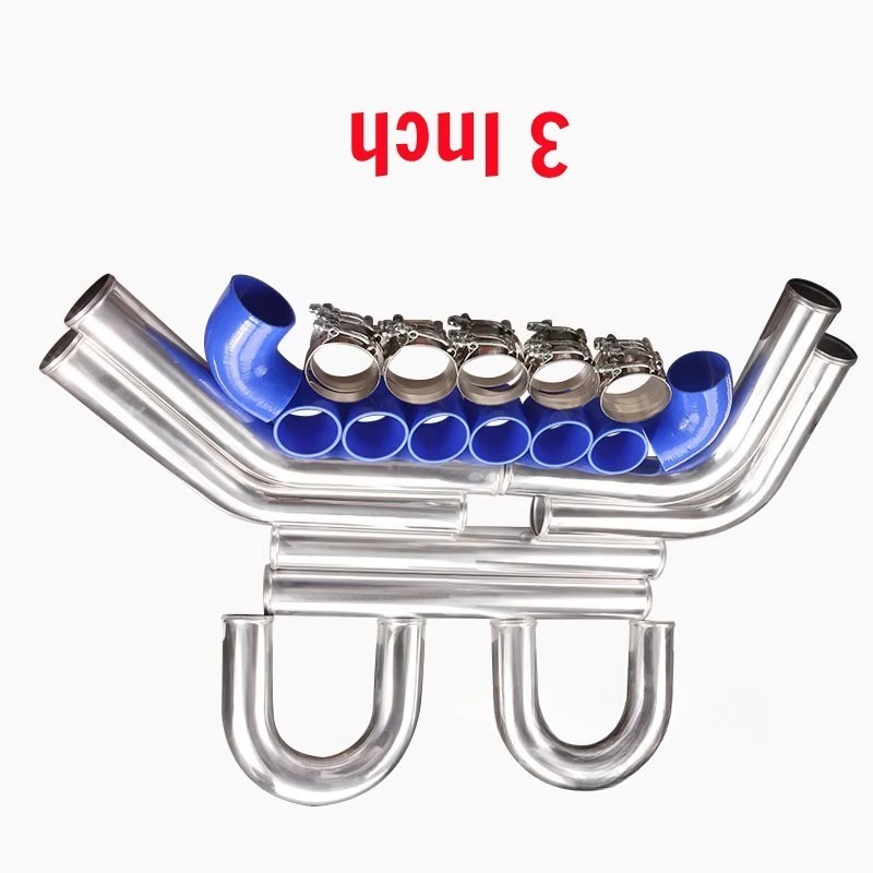 Kit Pipa Intercooler Universal - Intercooler Piping Kit Aluminum 2.5 Inch ulasan dan harga