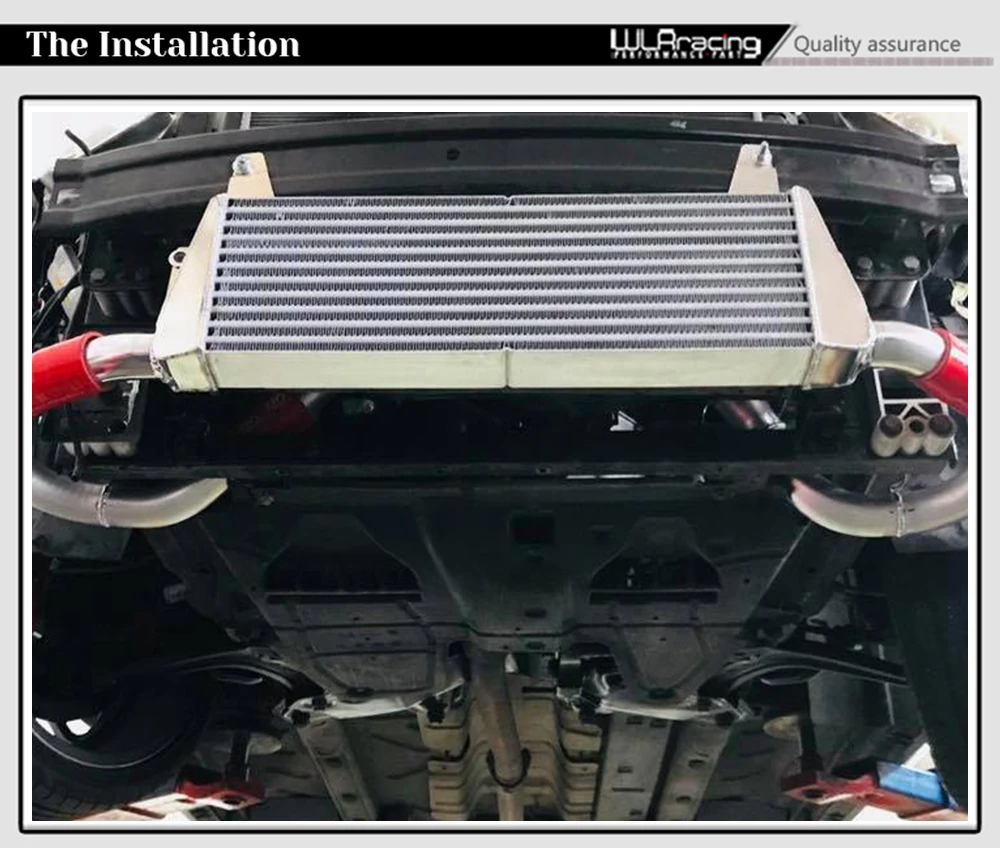 Intercooler Pemasangan Depan 5 - Front Mount Intercooler Universal Bar Plate ulasan dan harga