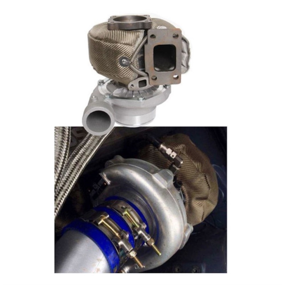 T25 T3 T4 T6 Titanium Turbo Pe - Turbo Heat Shield Blanket Titanium T3 T4 ulasan dan harga