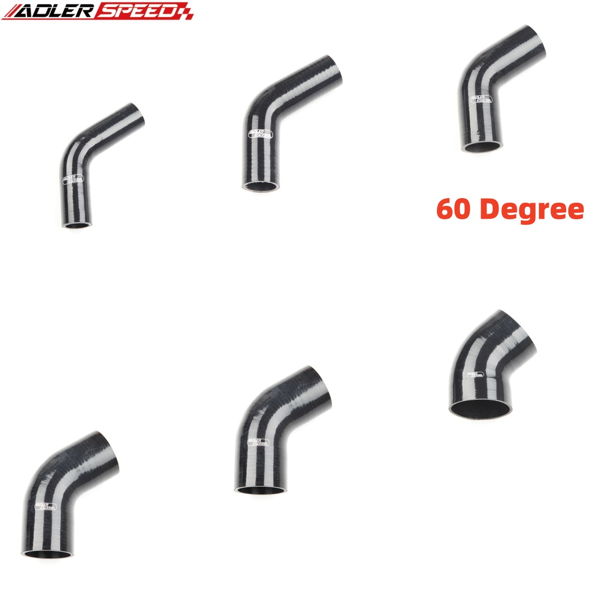 Hitam 4-PLY Panjang: 102Mm 60  - Turbo Silicone Coupler Hose Reducer 4 Ply ulasan dan harga