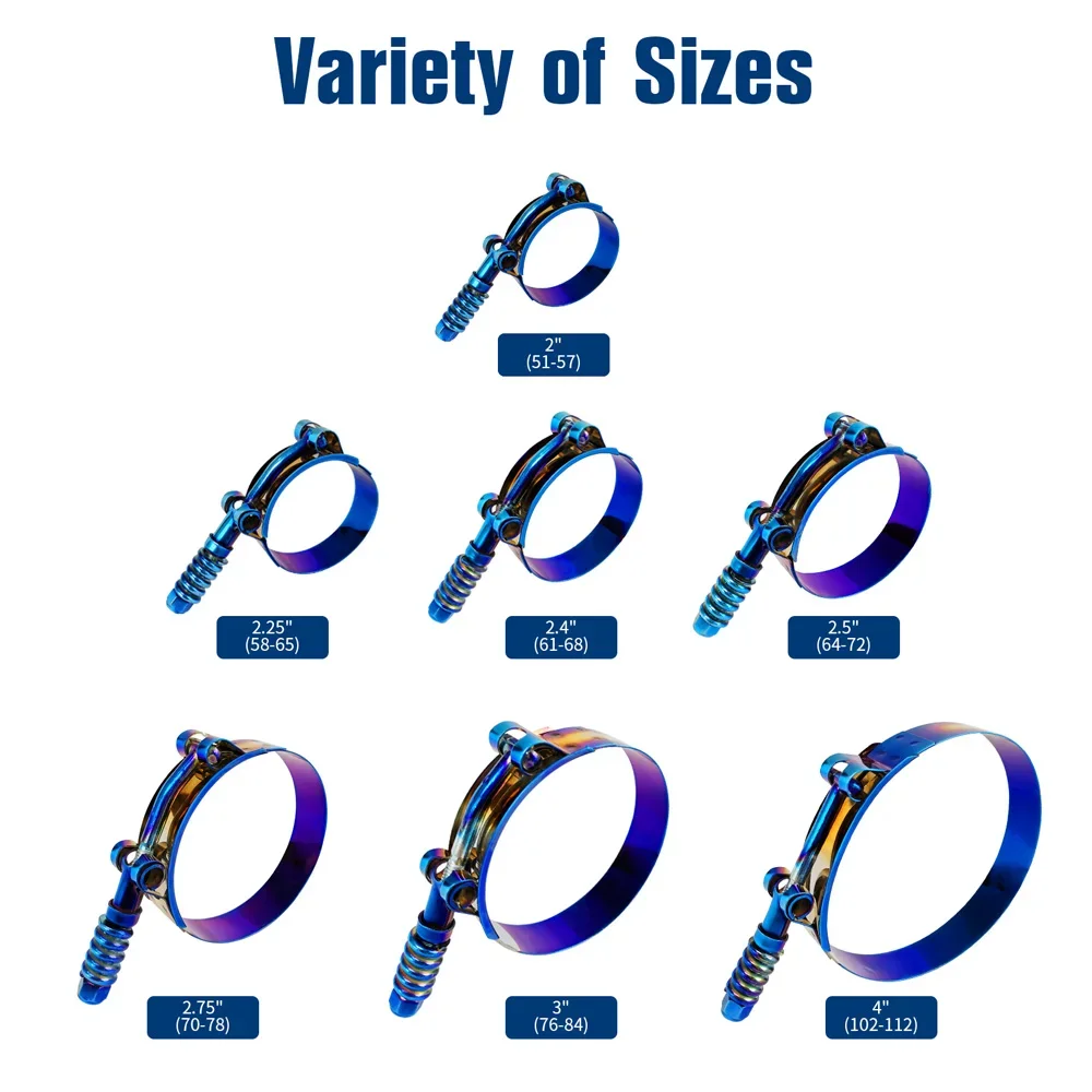 Klem Pipa Knalpot Baja Tahan K - T-Bolt Hose Clamps Stainless Steel Turbo ulasan dan harga