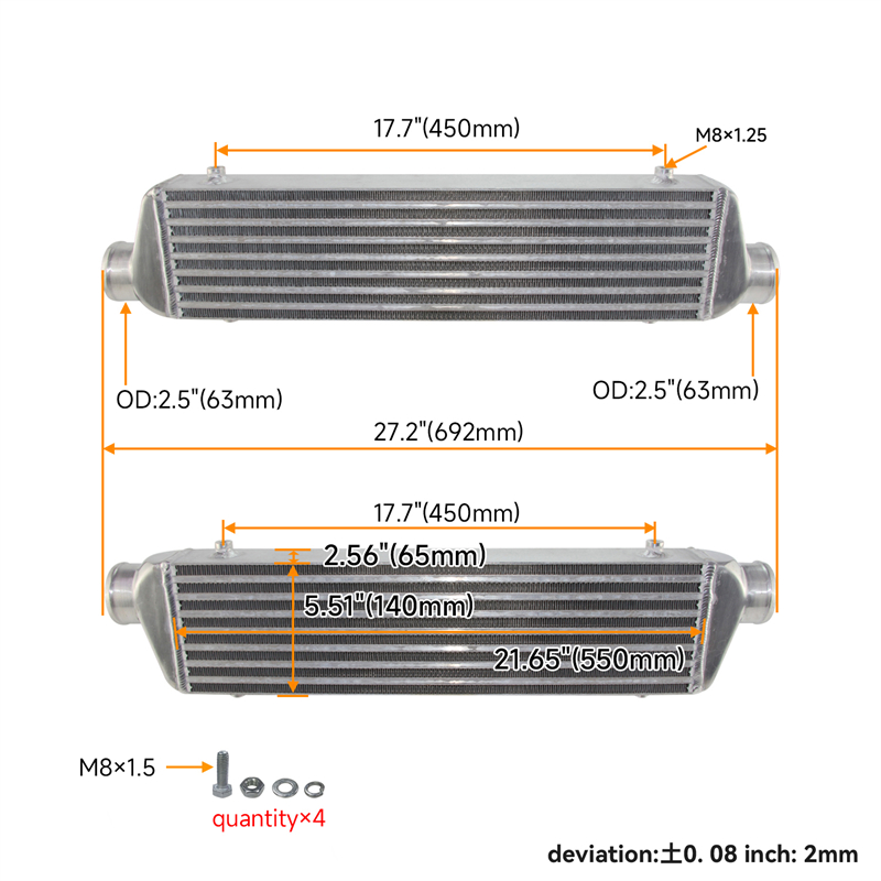 Universal Bar & Plate Front Mo - Front Mount Intercooler Universal Bar Plate ulasan dan harga